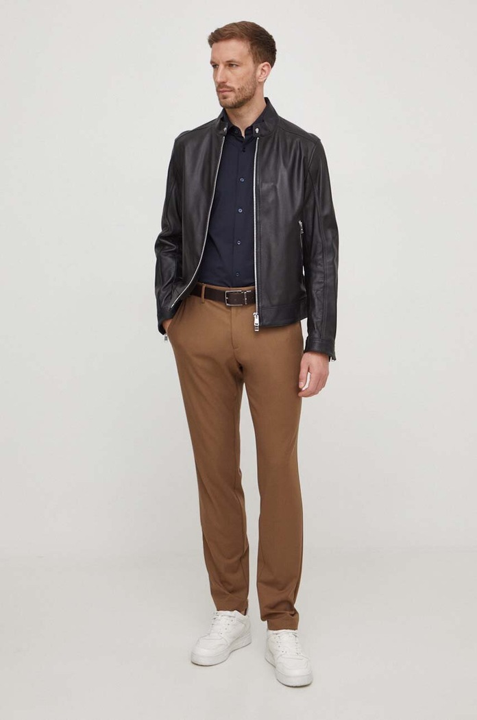 BOSS koszula P-HANK-kent-C1-222 50490393 granatowy AW25