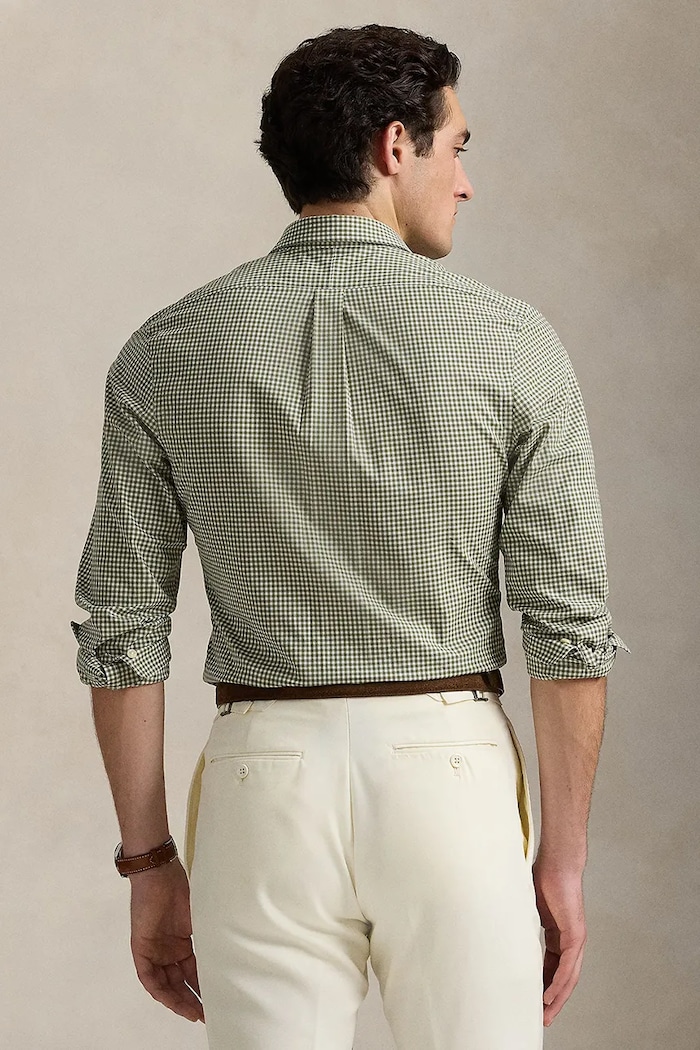 Košeľa Polo Ralph Lauren 710929345 zelená NC24
