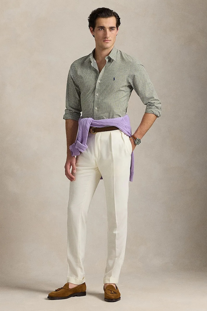 Oblečenie Košeľa Polo Ralph Lauren 710929345 zelená