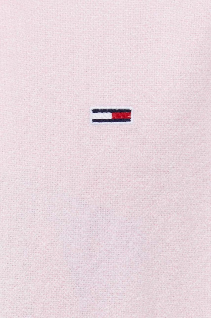 Tommy Jeans koszula bawełniana DM0DM18329 różowy SS24