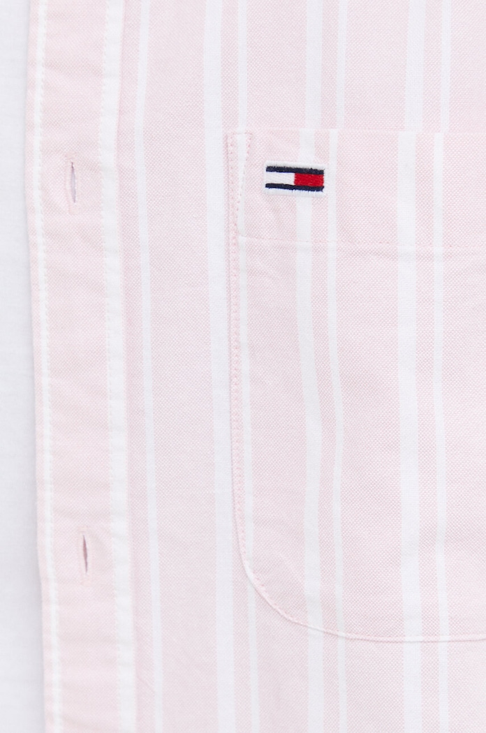 Košile Tommy Jeans DM0DM18336 růžová