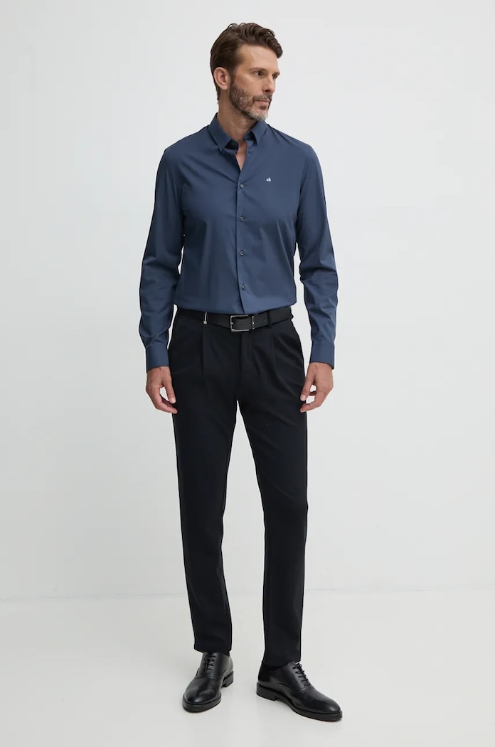 Oblečení Košile Calvin Klein K10K110856 tyrkysová