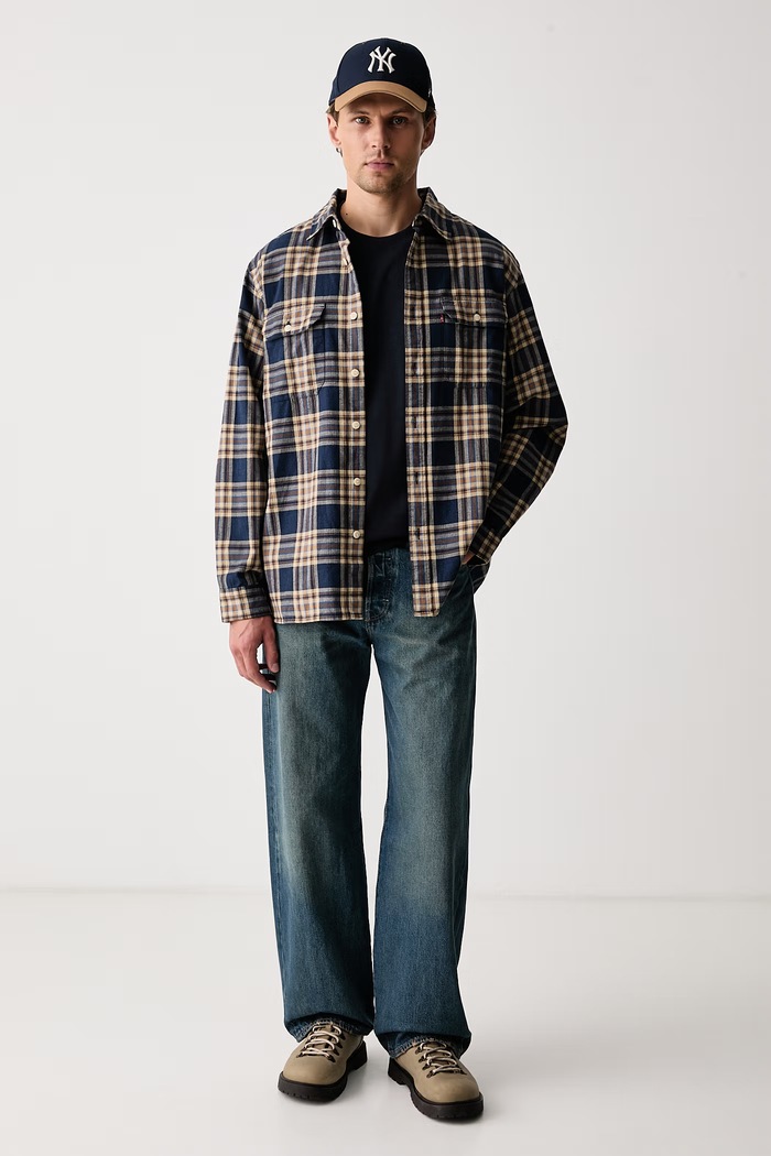 Levi's Koszula męska jeansowa JACKSON WORKER granatowy 19573