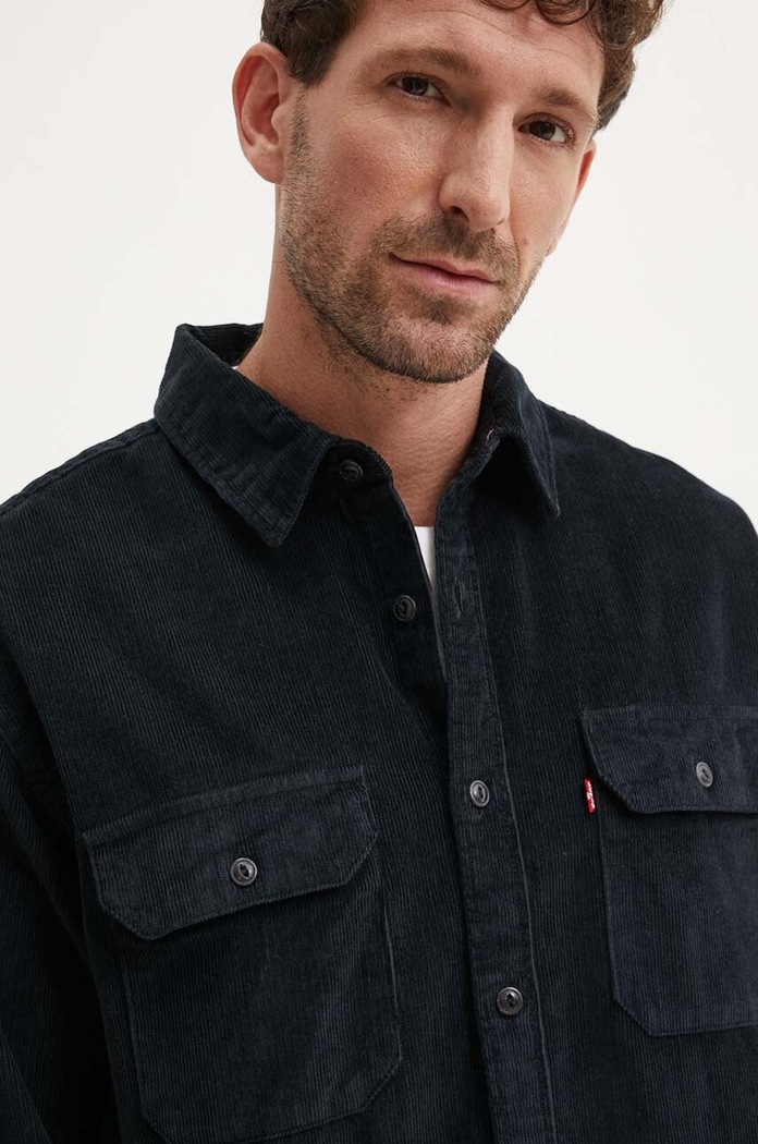 Levi's košile pánská džínová JACKSON WORKER námořnická modř 19573