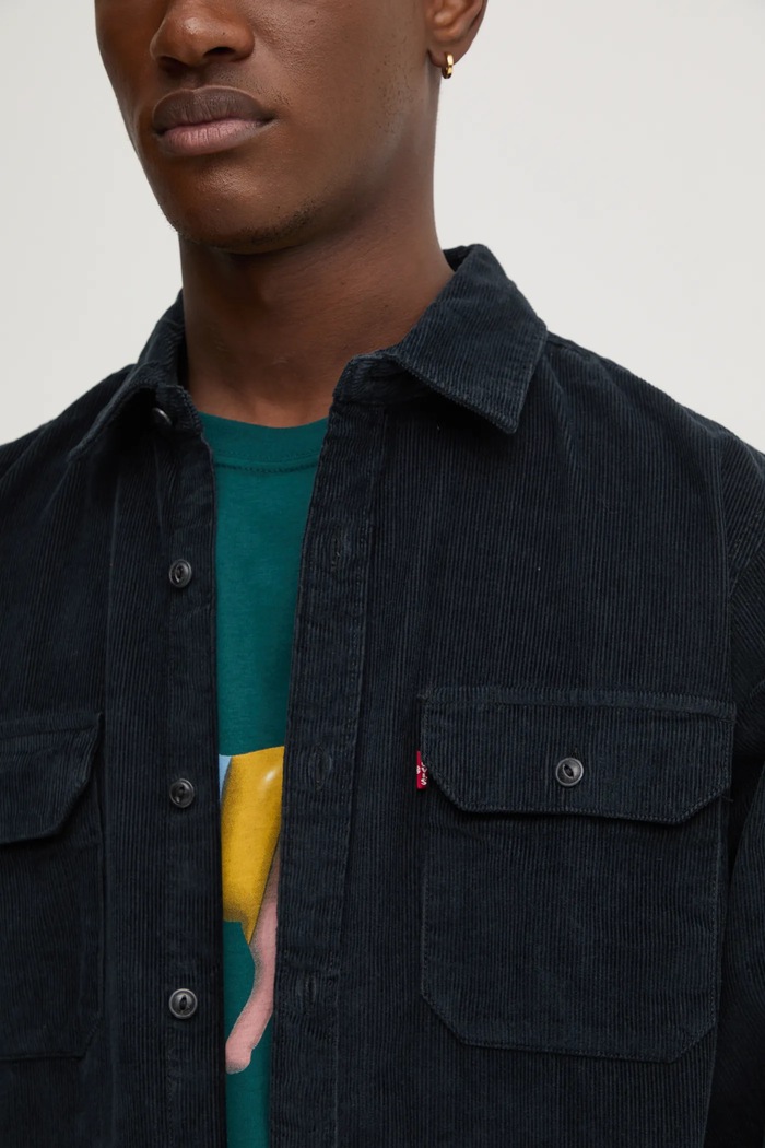 Levi's košile pánská džínová JACKSON WORKER 19573 námořnická modř