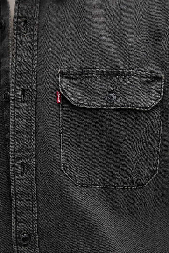 Levi's srajca moška denim JACKSON WORKER 19573 siva