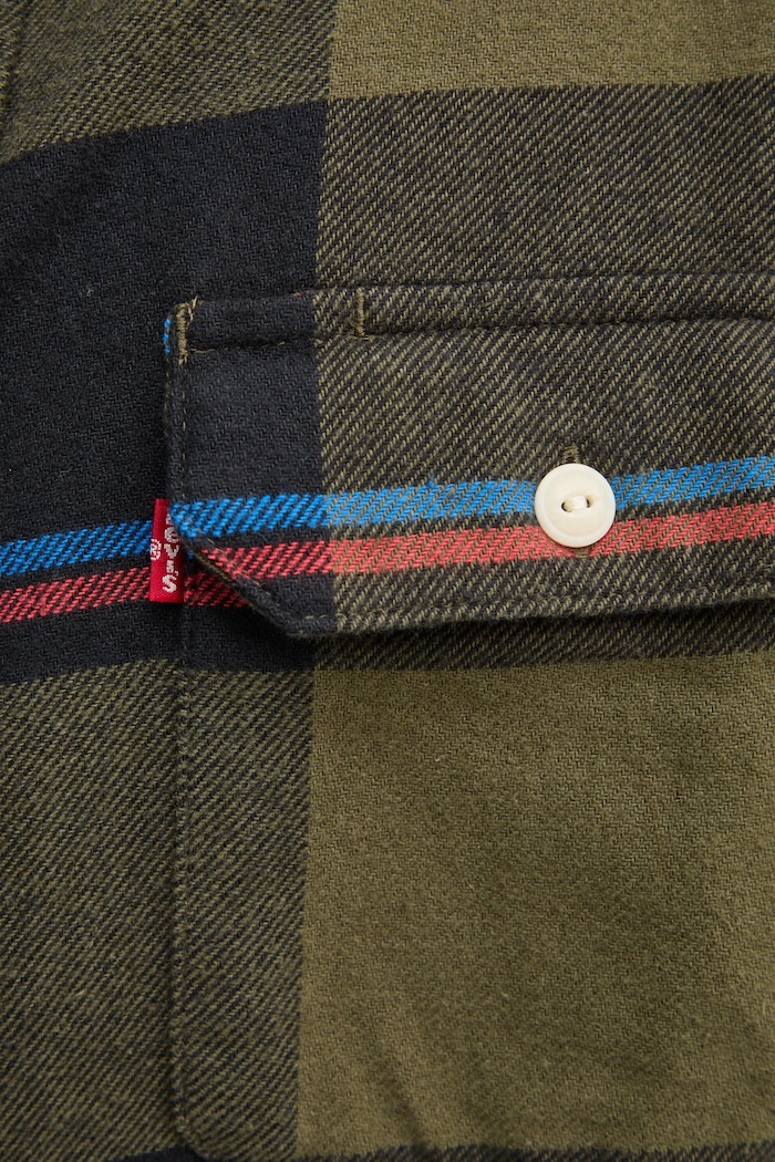Levi's srajca moška denim JACKSON WORKER 19573 zelena