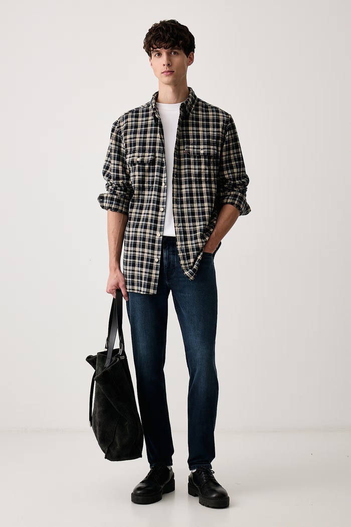 Levi's Koszula męska jeansowa JACKSON WORKER 19573 niebieski AA00