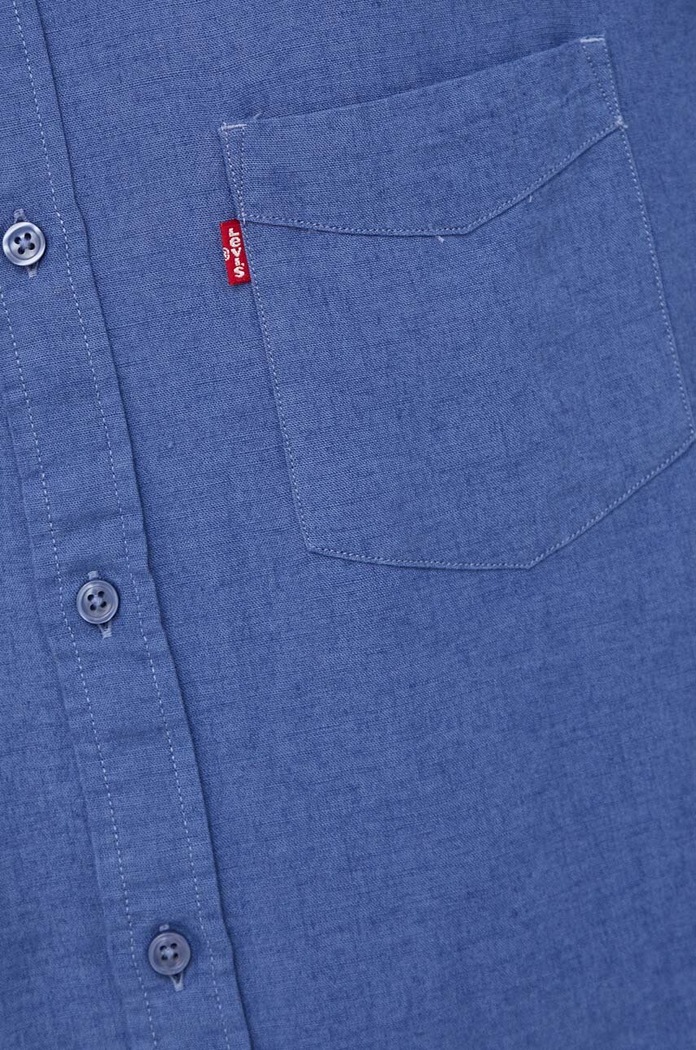 Levi's koszula bawełniana 85746 niebieski