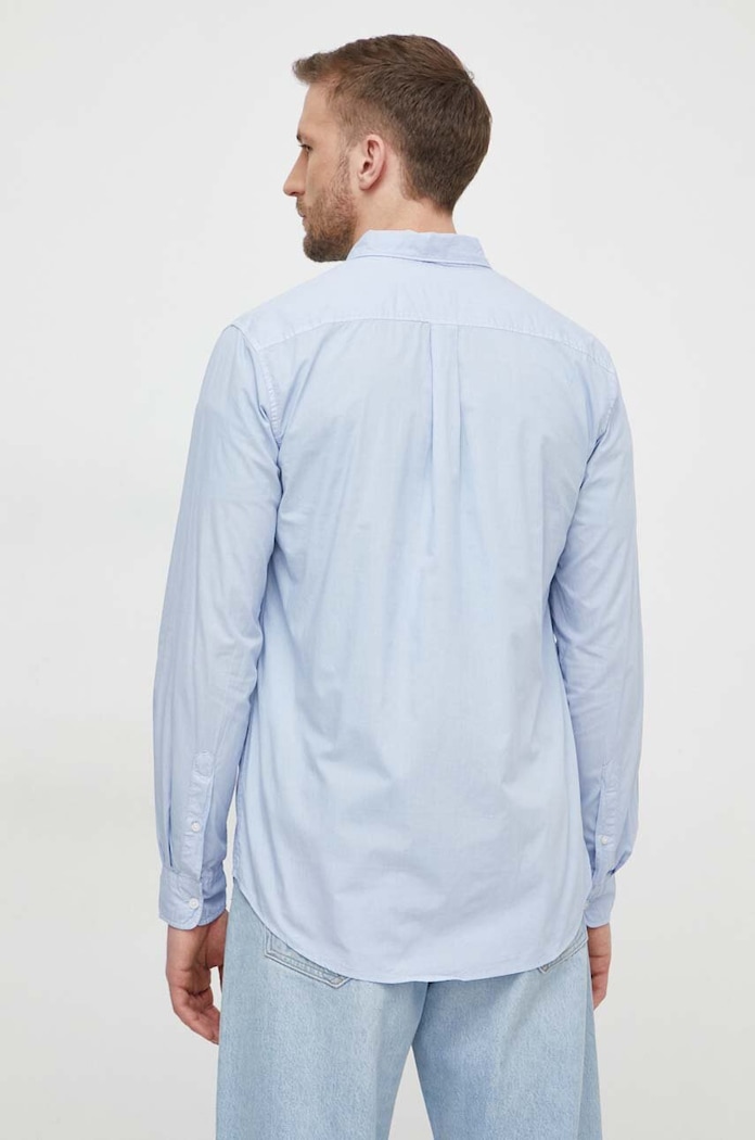 Îmbrăcăminte Pepe Jeans camasa din bumbac Prince PM308270 albastru