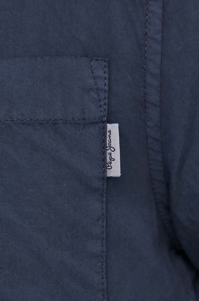 Βαμβακερό πουκάμισο Pepe Jeans Prince PRINCE PM308270 σκούρο μπλε