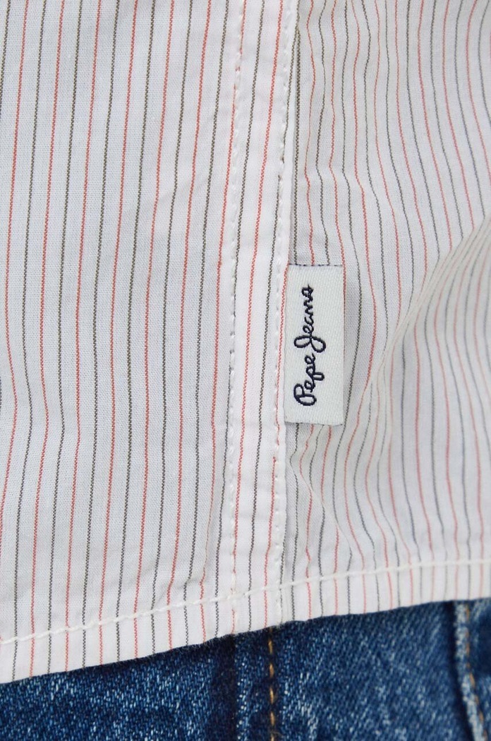 Pepe Jeans koszula bawełniana POLLY biały PM308284