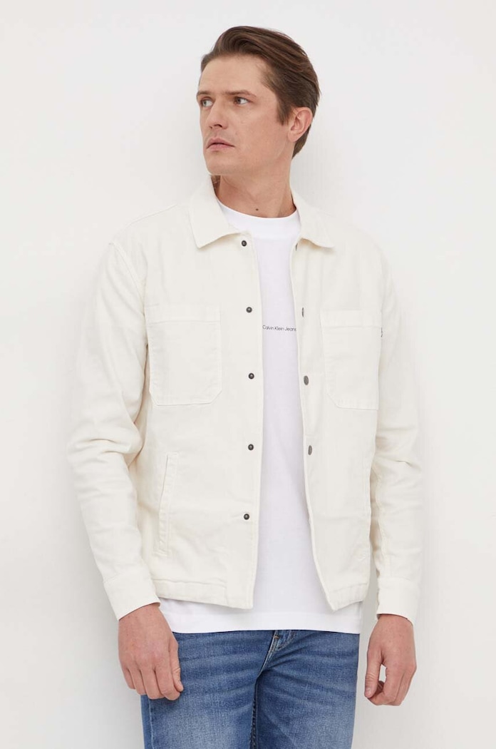 Košeľové sako Pepe Jeans LILO nezateplené béžová PM308288