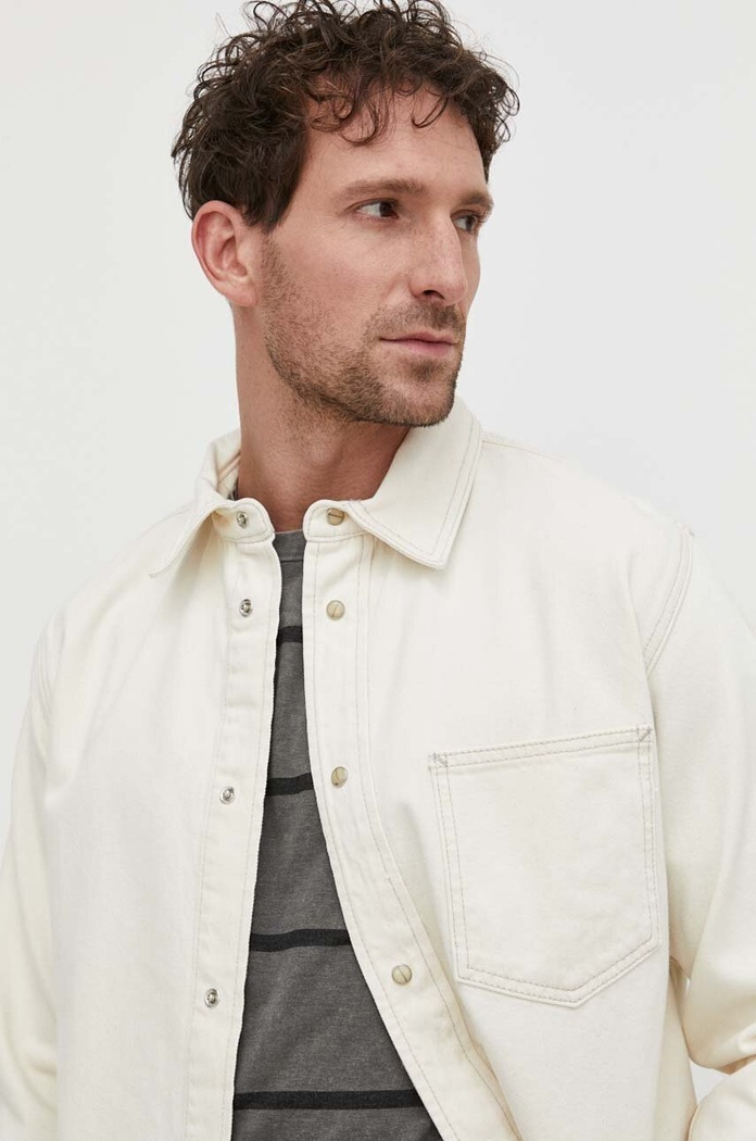 Samsoe Samsoe camasa jeans M24100028 bej
