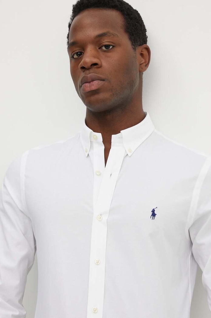 Πουκάμισο Polo Ralph Lauren 710928254 λευκό