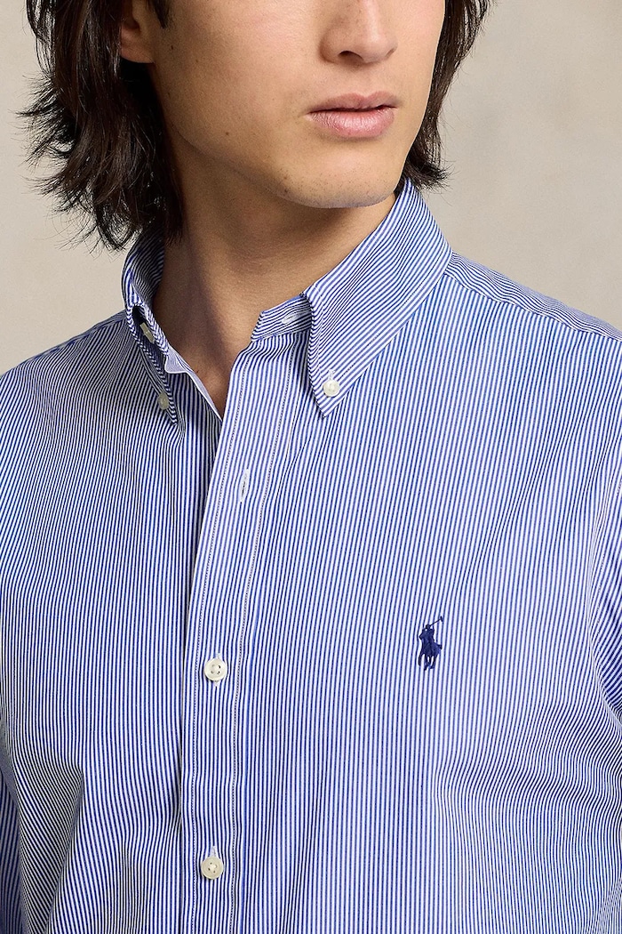 Košeľa Polo Ralph Lauren modrá 710928254
