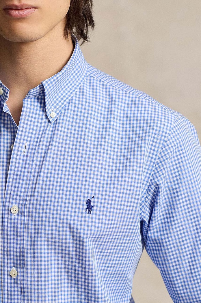 Odzież Polo Ralph Lauren koszula 710928254 niebieski