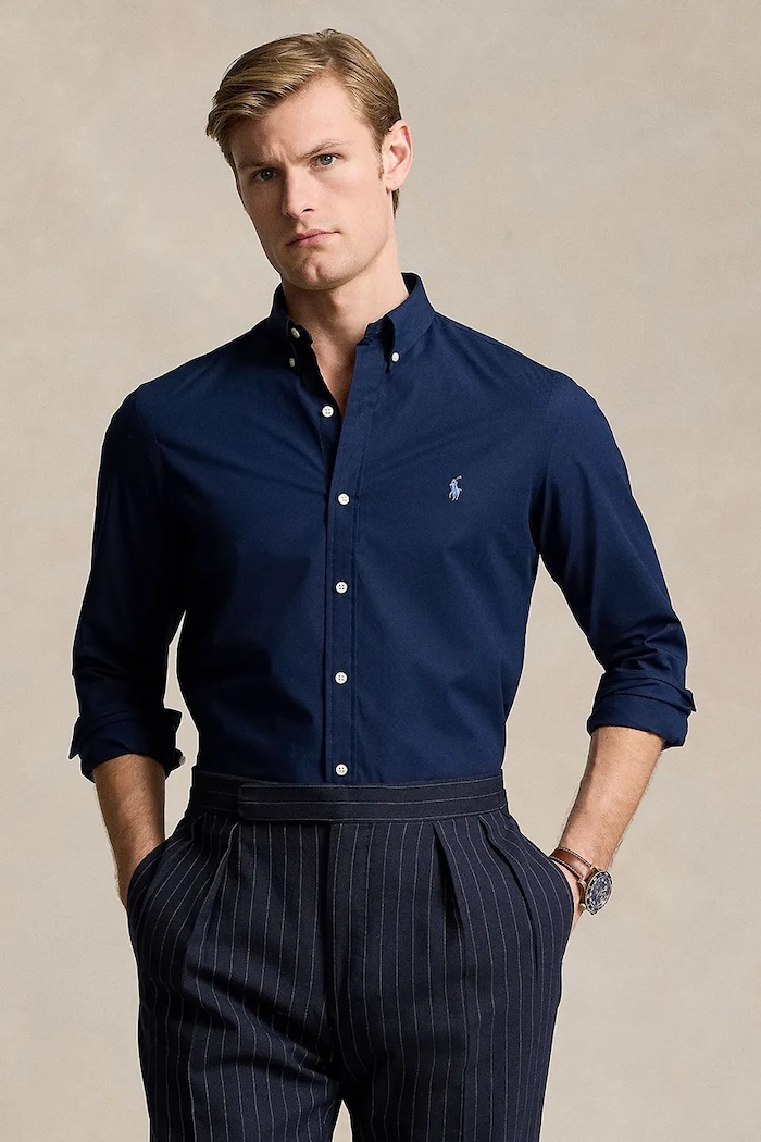 Košile Polo Ralph Lauren námořnická modř 710928254