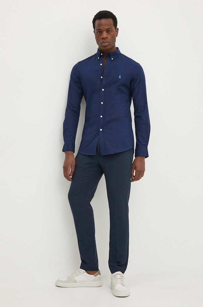 Oblečení Košile Polo Ralph Lauren 710928254 námořnická modř