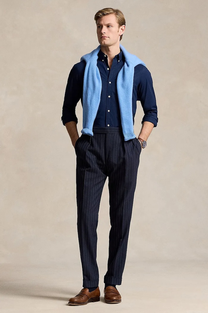 Oblečení Košile Polo Ralph Lauren 710928254 námořnická modř
