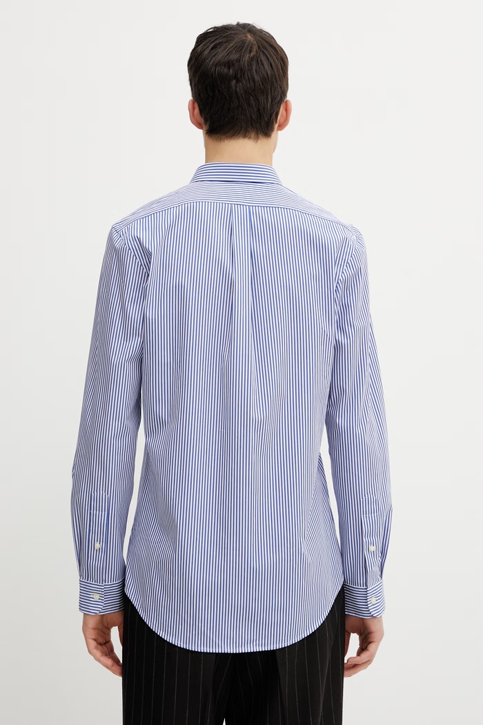 Ρούχα Πουκάμισο Polo Ralph Lauren 710928254 μπλε