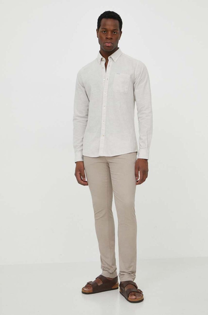 Barbour Camasa de in MSH5090 bej SS26