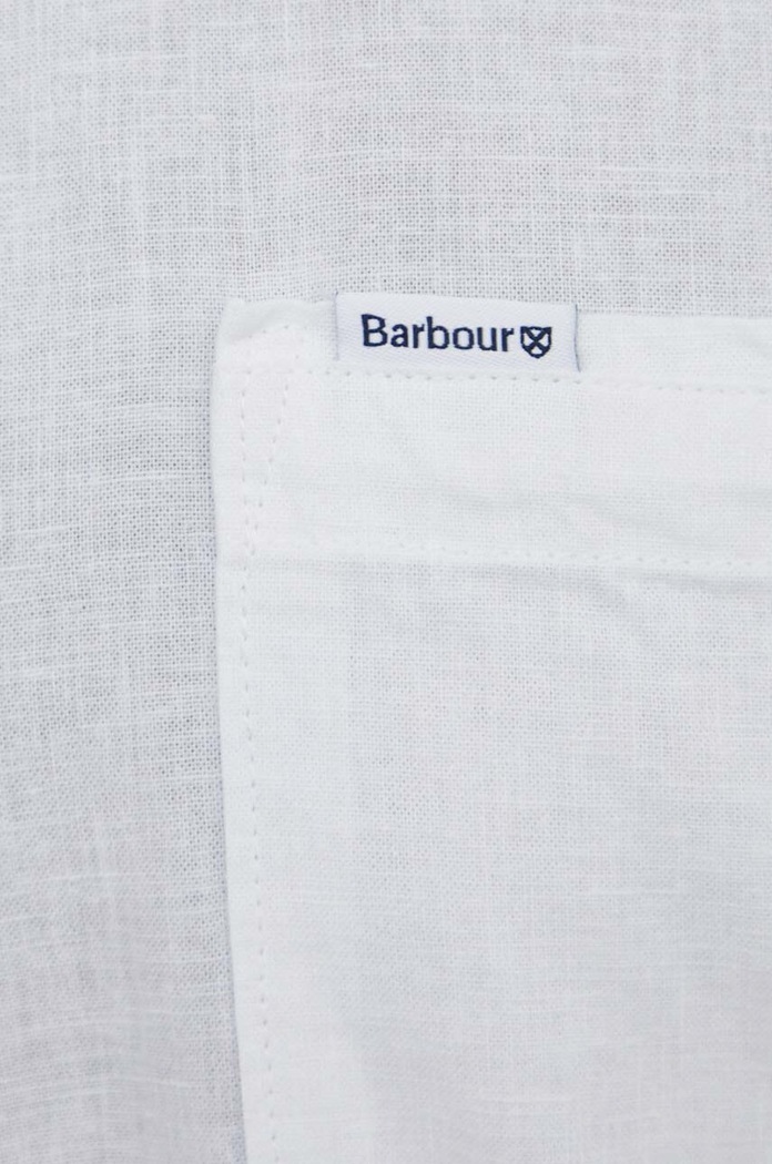 Barbour ing férfi lenvászon Shirt Dept - Summer MSH5093 fehér