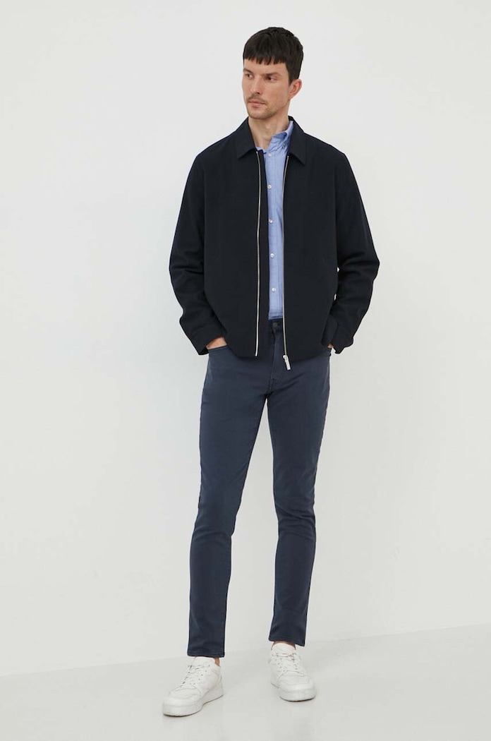 Ruházat Barbour pamut ing MSH5467 kék