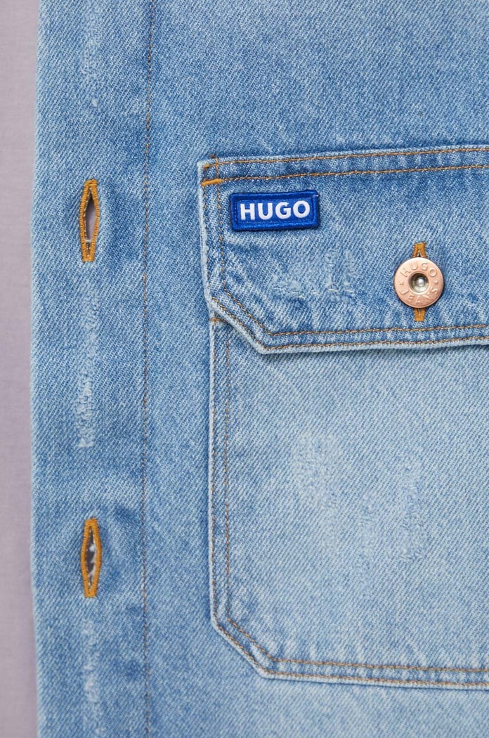 Τζιν μπουφάν Hugo Blue 50513856 μπλε