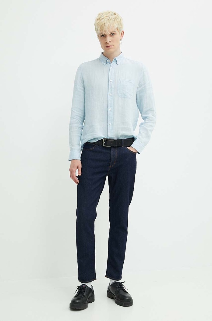 HUGO camasa de in 50514162 albastru SS25