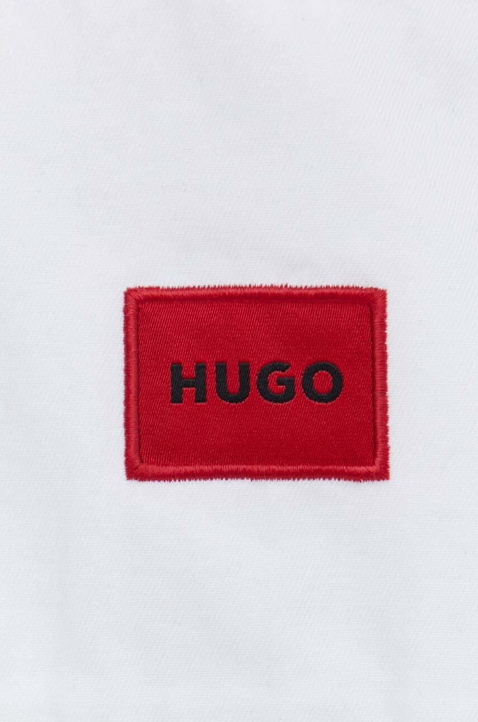 Cămașă din bumbac HUGO alb 50495912