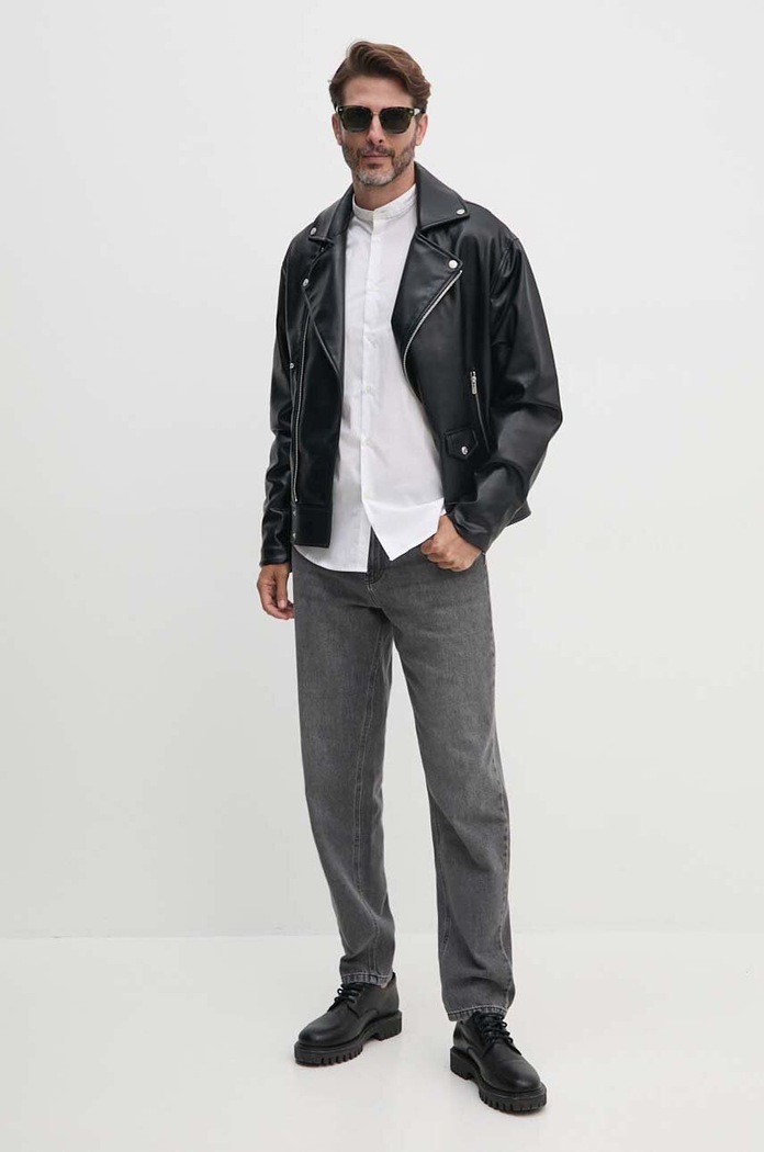 Риза Sisley 5CNXSQ032 бял SS24
