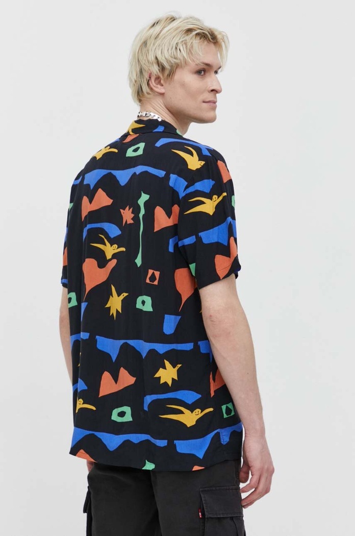 Odzież Volcom koszula x ARTHUR LONGO A0412450 czarny