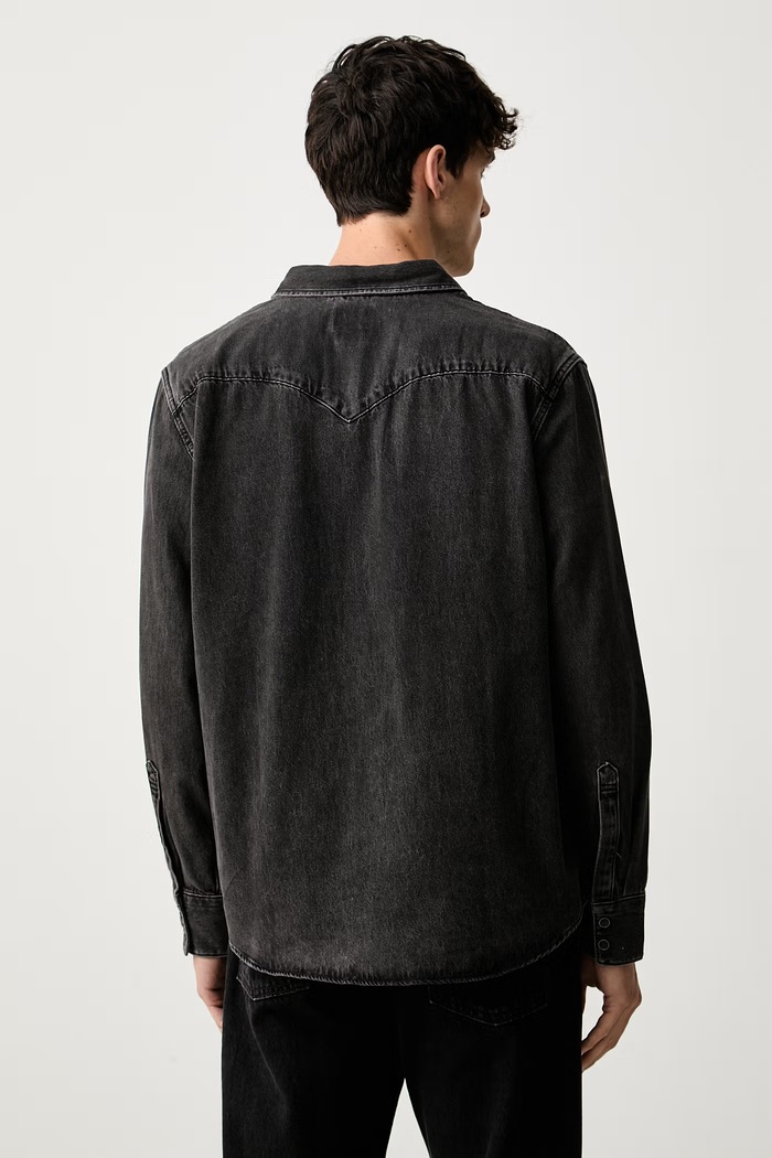 Oblečenie Levi's košeľa pánska bavlnená BARSTOW WESTERN STANDARD 85744 čierna