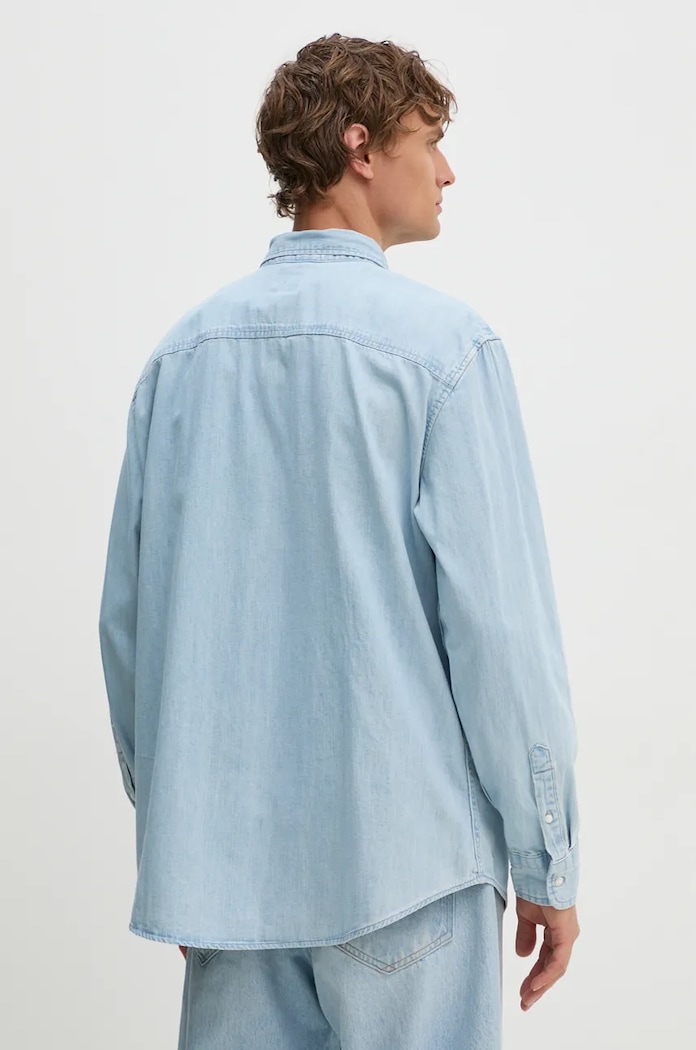 Îmbrăcăminte Levi's Cămașă pentru bărbați cu in AUTHENTIC BUTTON DOWN A7210 albastru