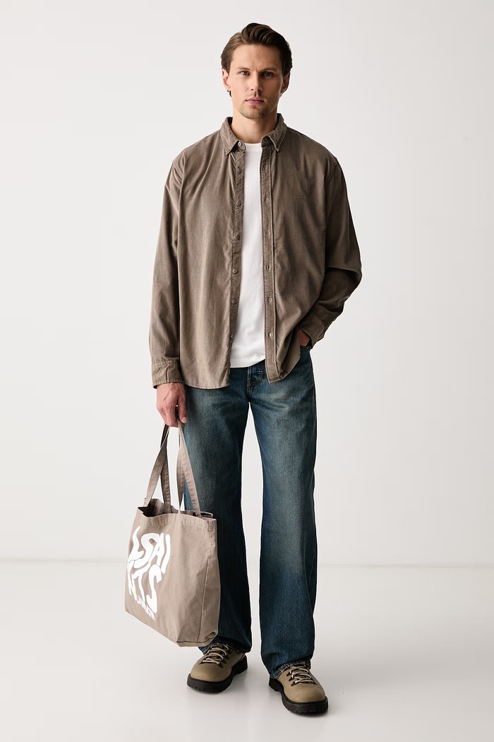Levi's Koszula męska z lnem AUTHENTIC BUTTON DOWN A7210 zielony AA00