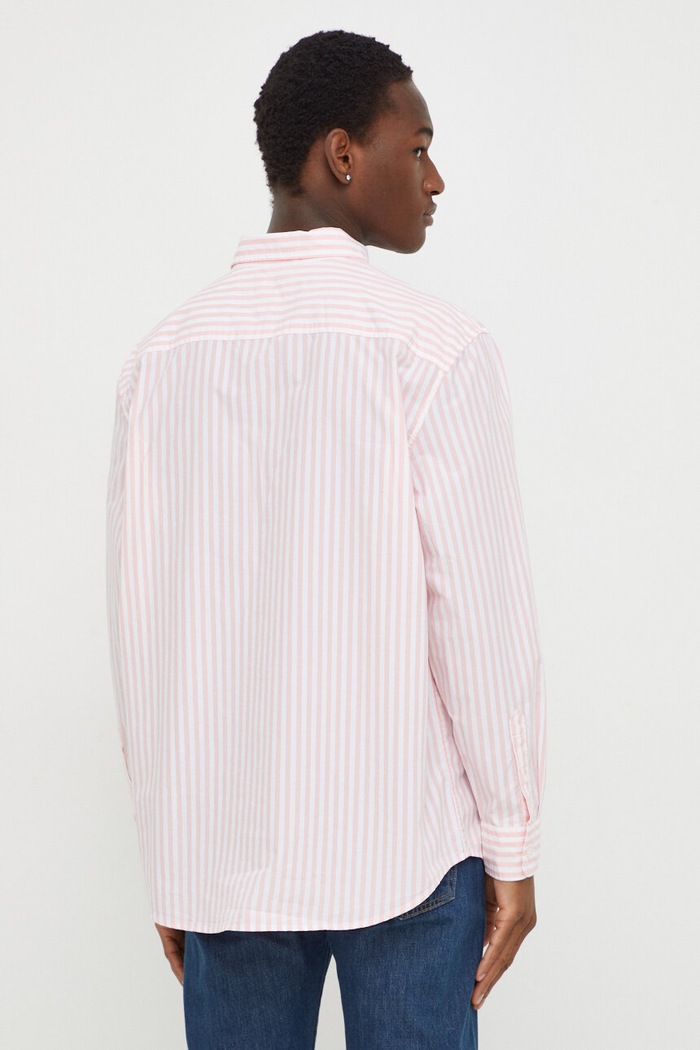 Odzież Levi's koszula męska z lnem A7210 różowy