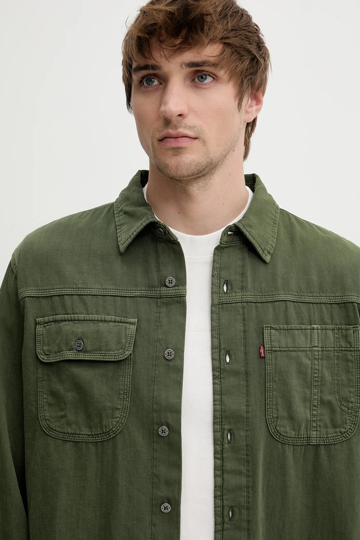 Camasa jeans Levi's A7224 verde