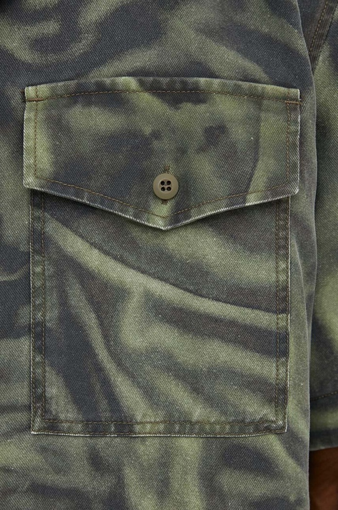 Diesel cămașă S-SAM-ZEBRA A13391.0WGAL verde