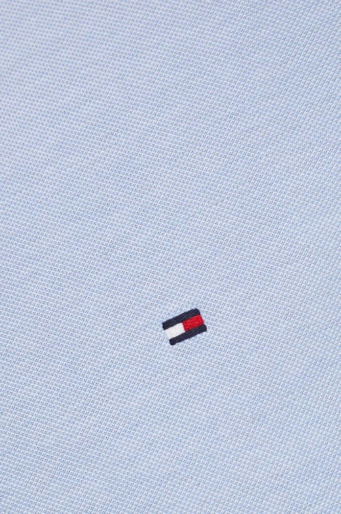 Tommy Hilfiger Bavlněná košile Tommy Hilfiger MW0MW30911 modrá SS24
