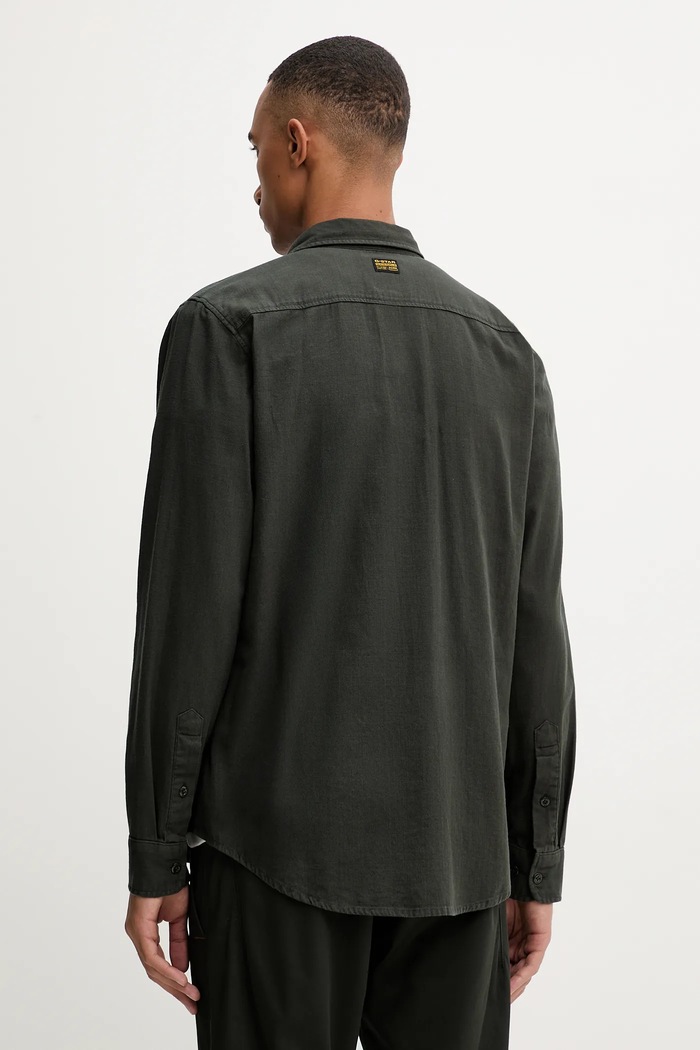 Oblečenie Bavlnená košeľa G-Star Raw Marine Slim D24963.D454 zelená