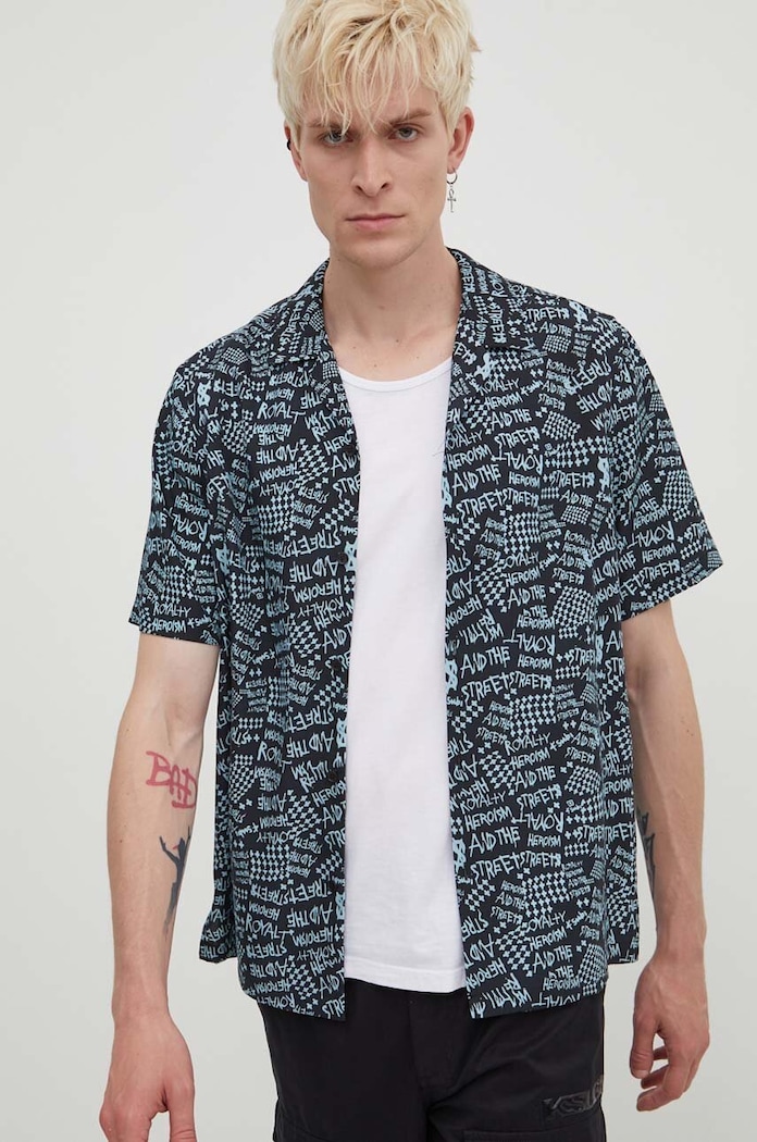 KSUBI koszula heroism ss shirt czarny MPS24SH013