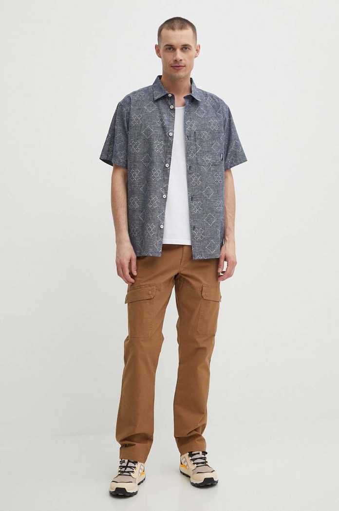 Πουκάμισο Jack Wolfskin Karana 1404021 μπλε SS24