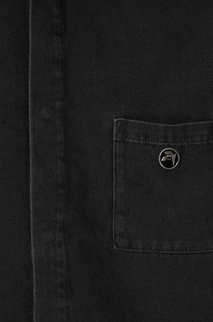 Bombažna srajca AMBUSH Boxy Fit Longleeve Denim Shirt BMYD002S24DEN0011100