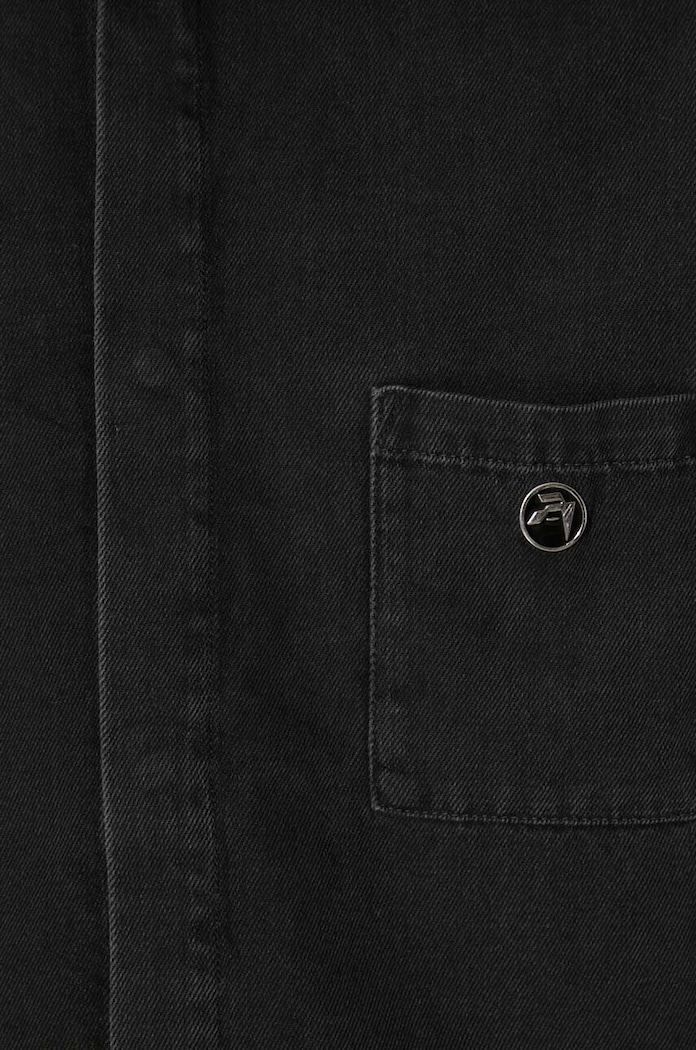 Bombažna srajca AMBUSH Boxy Fit Longleeve Denim Shirt BMYD002S24DEN0011100