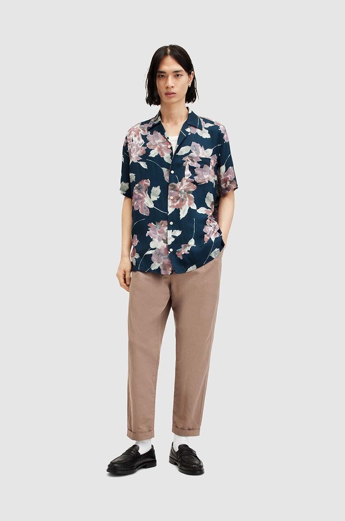 AllSaints koszula ZINNIA multicolor MS209Z
