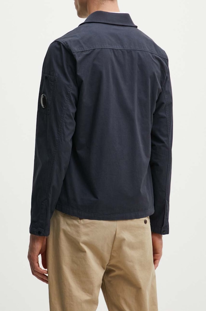 Памучно яке C.P. Company Gabardine Buttoned тъмносин 16CMSH120A002824G