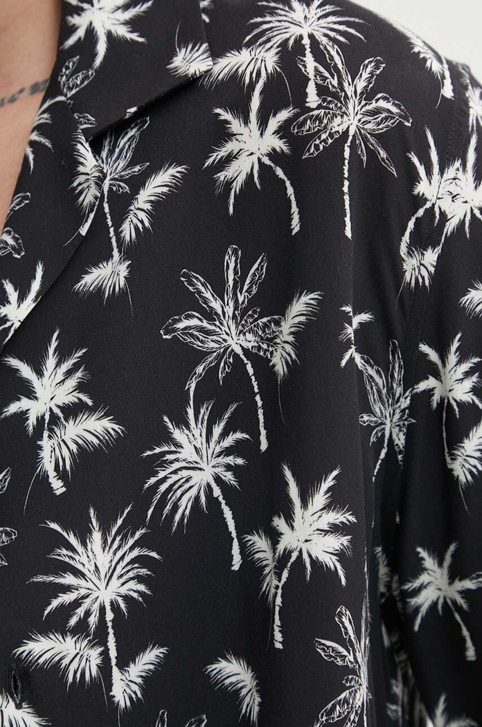 Košeľa The Kooples HCCC28066K čierna