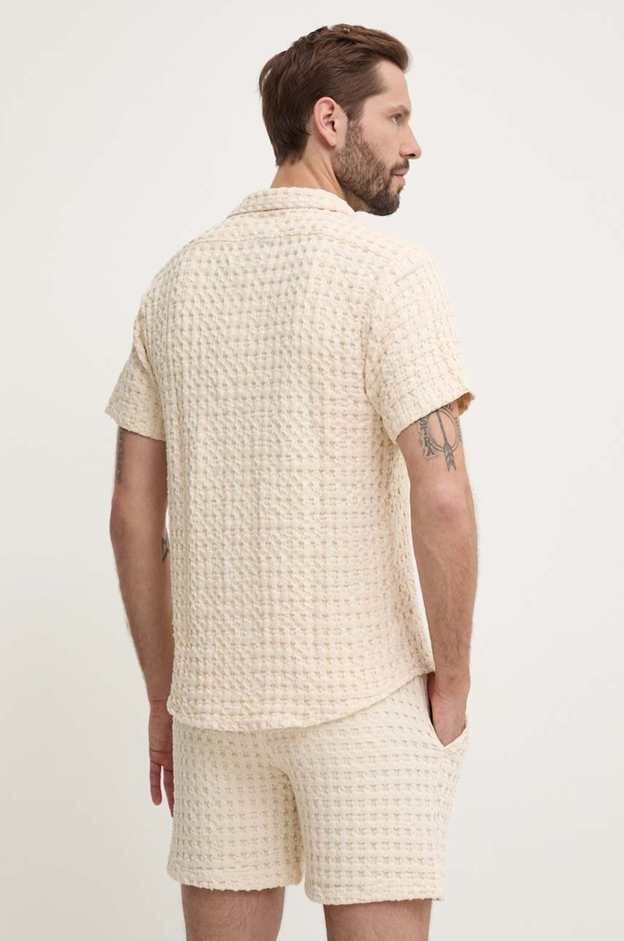 OAS camicia in cotone 7006 beige