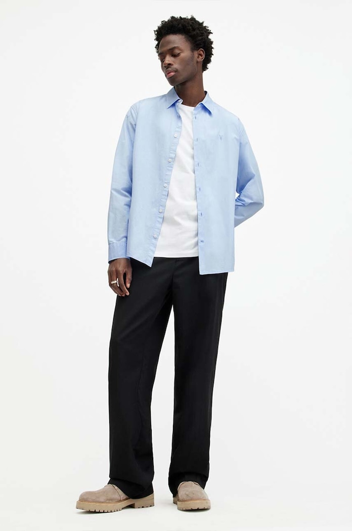 AllSaints koszula bawełniana TAHOE LS SHIRT MS539Z